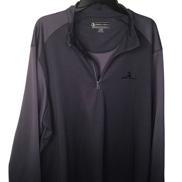 Pebble Beach men’s 1/4 zip pull over. Size XXXL light purple/gray. - Picture 7 of 7